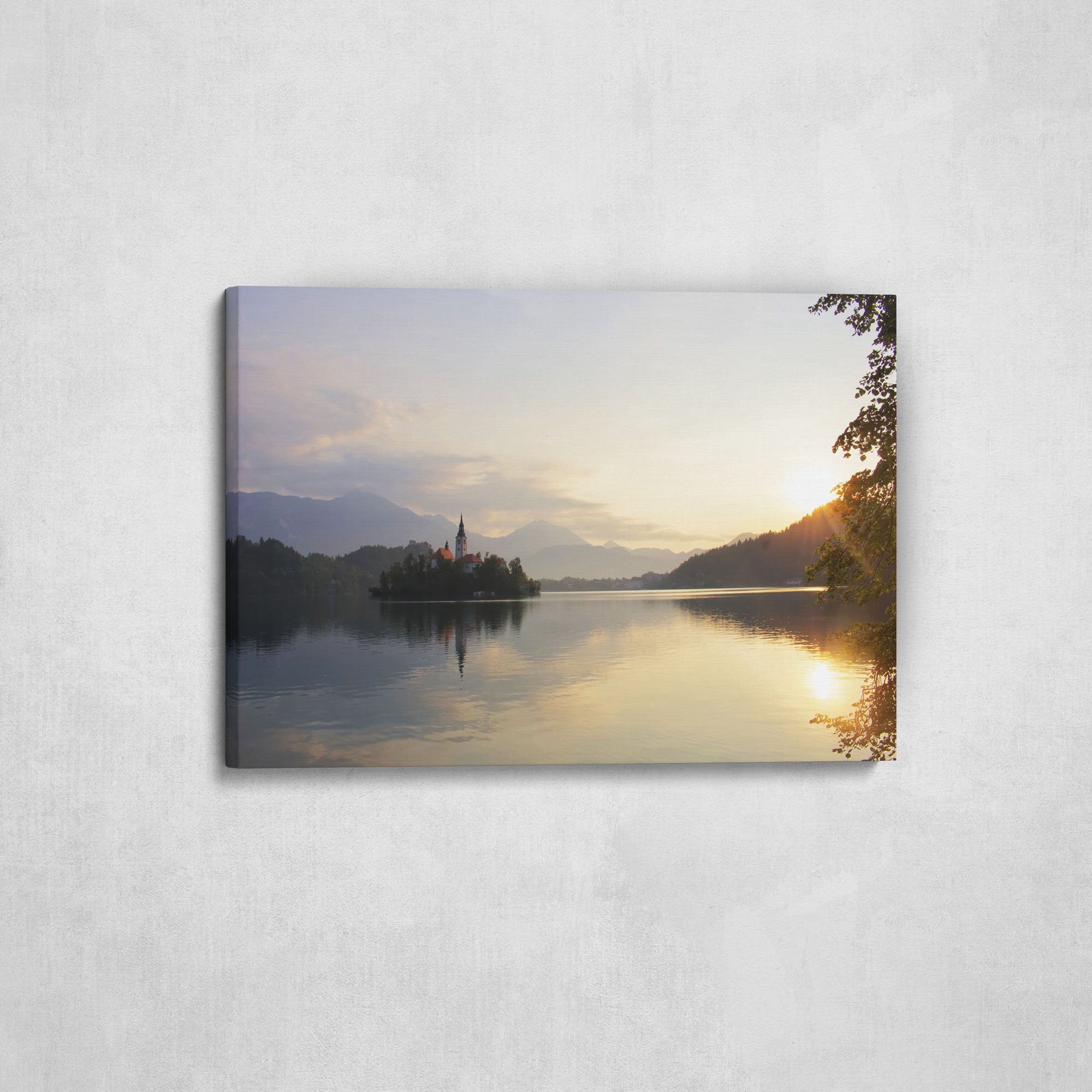 Canvas Lake Bled Dream - Angel-Bude.eu